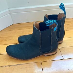 Men’s Fluevog black boots, size 9